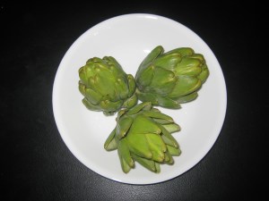 Baby Artichokes Photo Credit: V. R. Roadifer